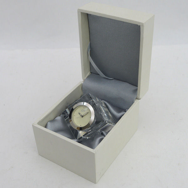 ★ NARUMI(ナルミ) 時計 ナルミ グラスワークス卓上置時計コフレミニクロック GW1000-11038(0220512236)拍卖