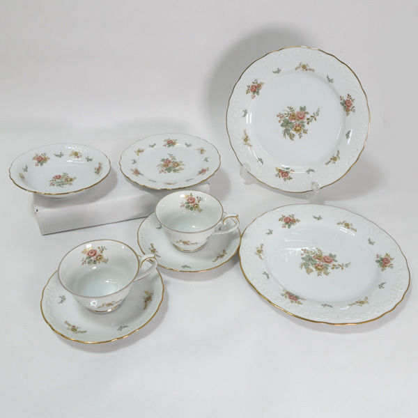 ★ ノリタケ 洋食器 オールドノリタケ ローズ ペアティータイムセット (0220513869)拍卖