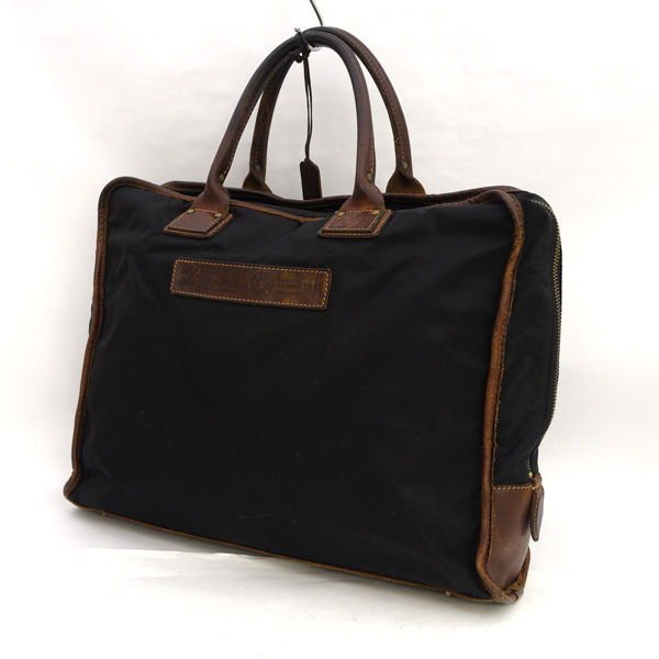 ■ フェリージ ビジネスバッグ ブリーフケース ナイロン レザー ブラック (0990014199)拍卖