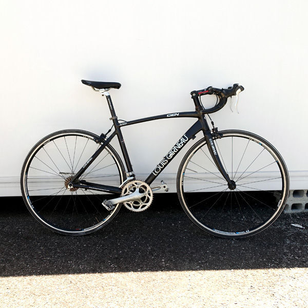 ★ 【店頭引取限定】LOUIS GARNEAU ルイガノ CEN AL6061 ロードバイク ブラック 2×9速 500mm 中古 ※ジャンク品 ※現状品 (0220364317)拍卖
