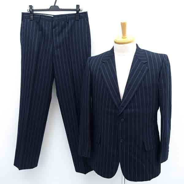 ★ バーバリーズ セットアップ スーツ シングル 2B ストライプ ネイビー AB-6 WF030-607-27 (0220536643)拍卖