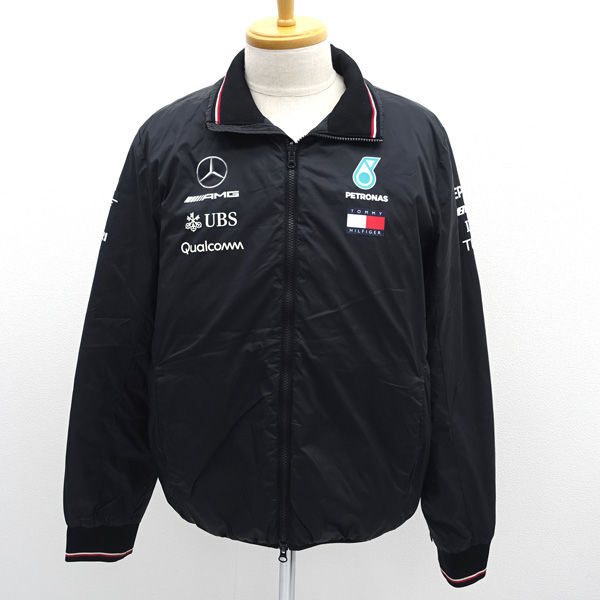 ★ トミーヒルフィガー 中綿ジャケット 2018年 AMG F1 ペトロナス ハミルトン ブラック L (0220537206)拍卖