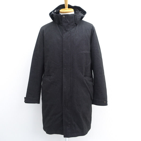 ★ タケオキクチ フード付きコート ダウンライナー ブラック サイズ3 BJ070-99001 (0220537565)拍卖