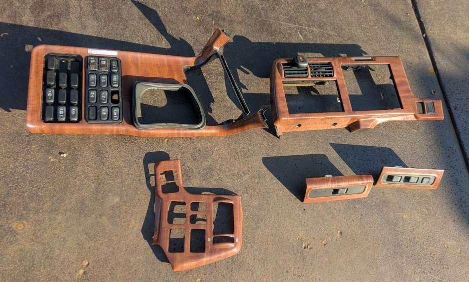 三菱 ふそう スーパーグレート カスタム 内装パネル デコトラパネル 木目調 茶木目拍卖