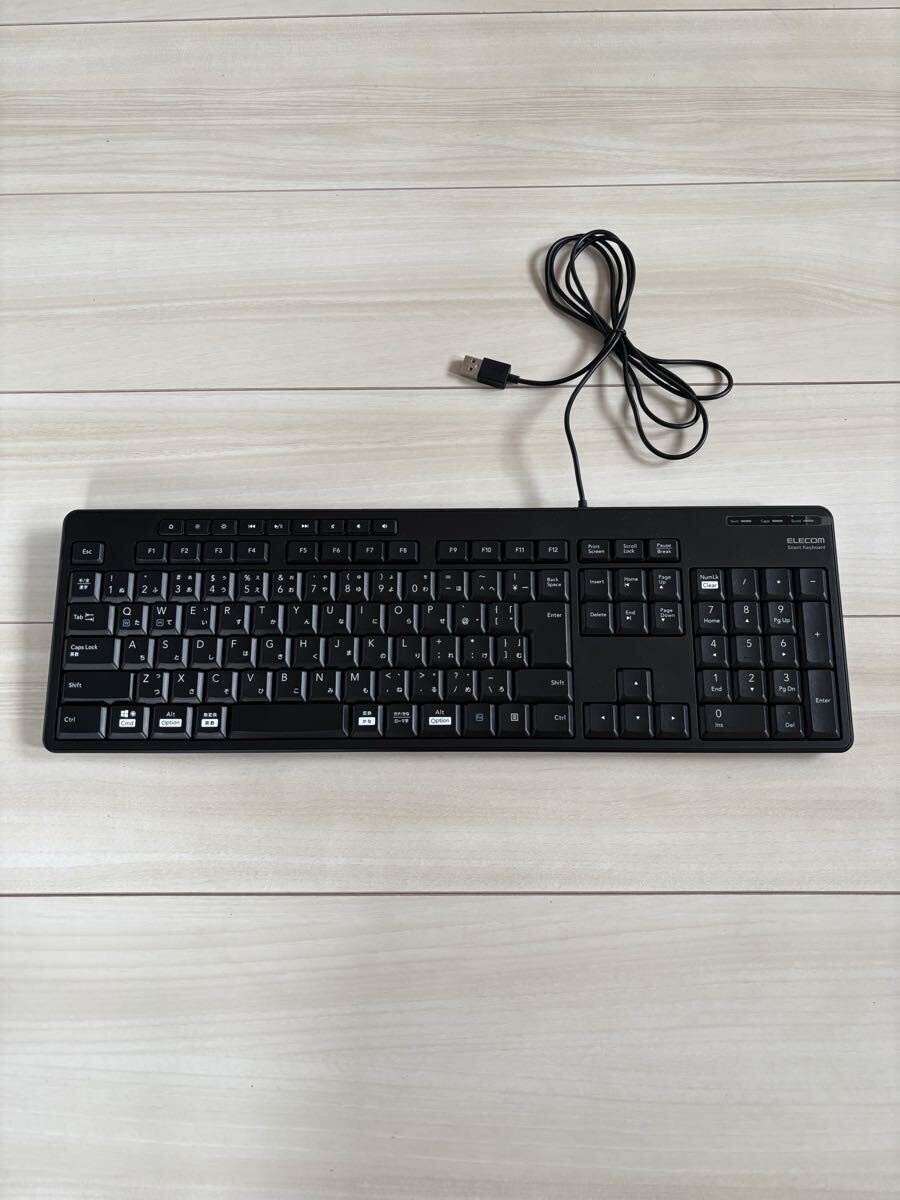 ★(115)ELECOM Silent Keyboard TK-FCM114S KBK拍卖