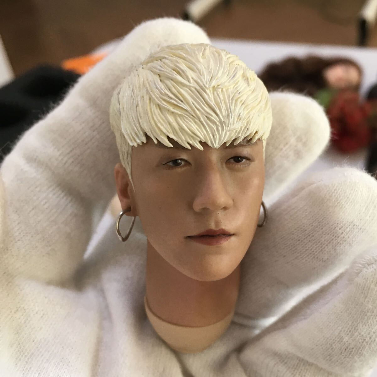 C19 1/6 フィギュア用 ヘッド 塗装済みヘッド 男性ヘッド アクセサリー 交換用 BIG BANG拍卖