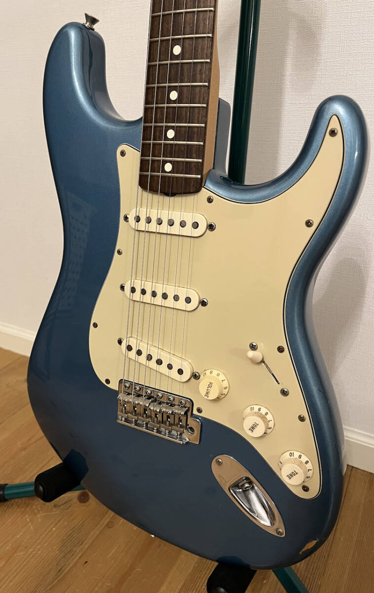 Fender Mexico フェンダー メキシコ Classic 60s Stratocaster LPB ストラトキャスター レイクプラシッドブルー 60周年ロゴ 2005〜2006年頃拍卖