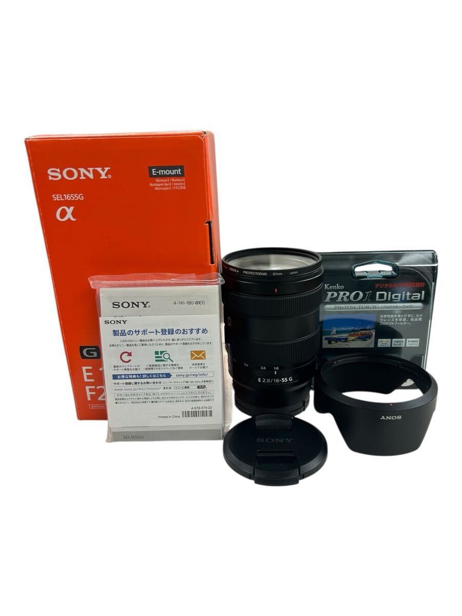 「みんカメ」088 極美品 SONY ソニー E 16-55mm F2.8 G SEL1655G Eマウント G 0.33m/1.09ft G Lens 動作確認済み拍卖
