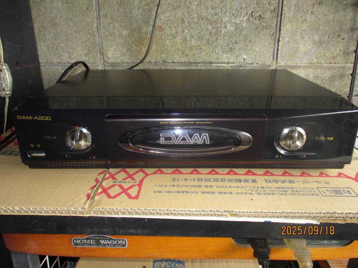 第一興商◆DAM-A200◆パワーアンプ◆カラオケ◆通電確認拍卖