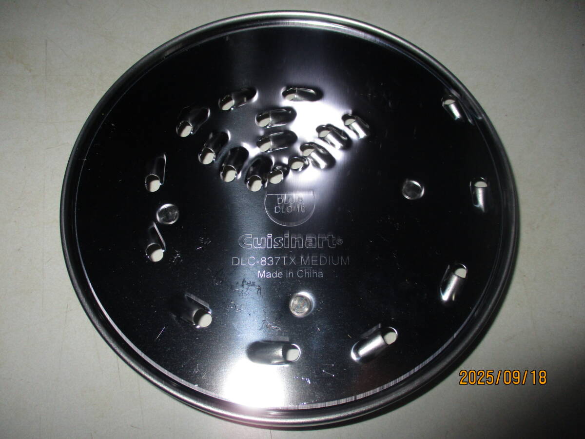 クイジナート◆業務用フードプロセッサー◆ DLC-10PRO用ミディアムシュレッダー ◆837TX◆業務用/新品拍卖
