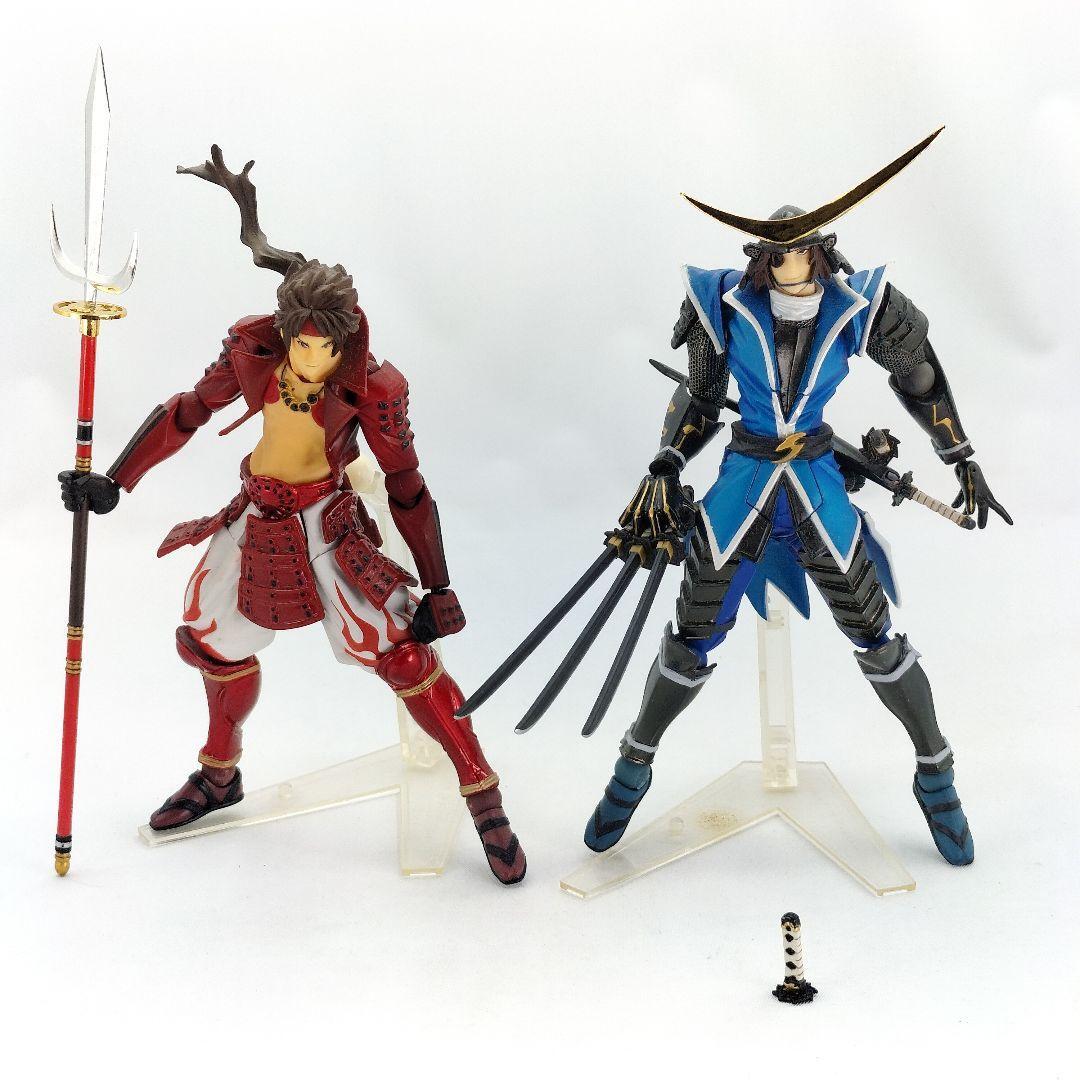 リボルテック 戦国BASARA 真田幸村 伊達政宗 フィギュア 海洋堂拍卖