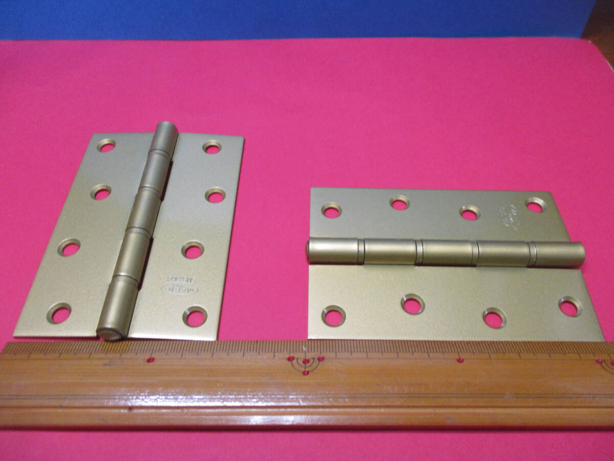 ステンレス厚口丁番 102ミリ 新品 2枚で¥800 送料¥185( クリックポスト)拍卖