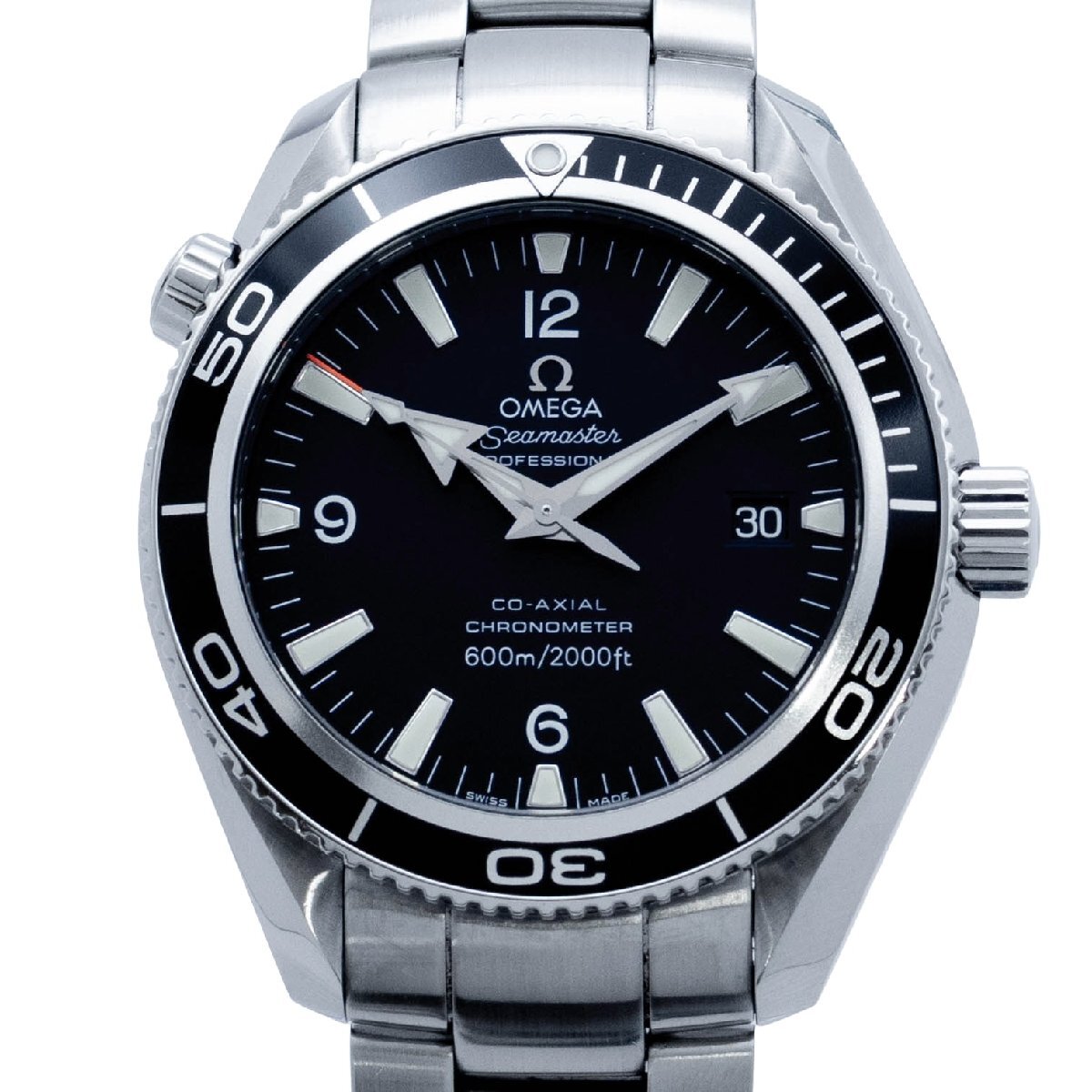 オメガ OMEGA シーマスター プラネットオーシャン 2201.50 OMEGA Seamaster Planet Ocean 自動巻き 腕時計 メンズ・ユニセックス 黒拍卖