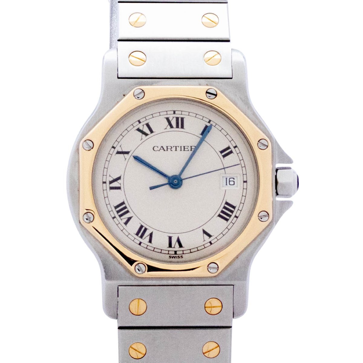 カルティエ Cartier サントスオクタゴン W2001583 Cartier Santos クォーツ 腕時計 レディース 白拍卖