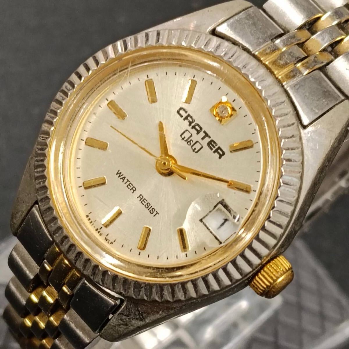 T252【レア】 CITIZEN シチズン Q&Q キューアンドキュー CARTER カーター 腕時計 クウォーツ 3針 銀色文字盤 アナログ シルバー色 Y2K 80s拍卖