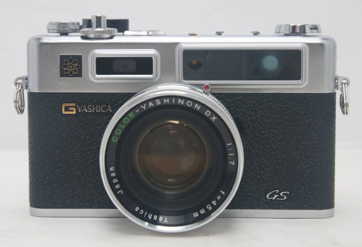 レトロ YASHICA ヤシカ Electro35 GS エレクトロ フィルムカメラ f=45㎜ 1:1.7 発送60サイズ ケース付属 シャッター駆動拍卖