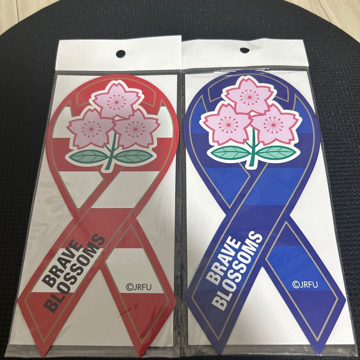 ラグビー 日本代表 リボンマグネット (RED&NAVY)新品 未開封 検 オールブラックス拍卖