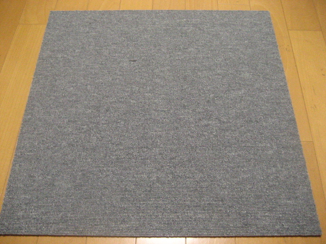 日本製タイルカーペット(5枚)厚み約6.5mm<5195>在庫18枚・訳あり品・1枚150円~拍卖
