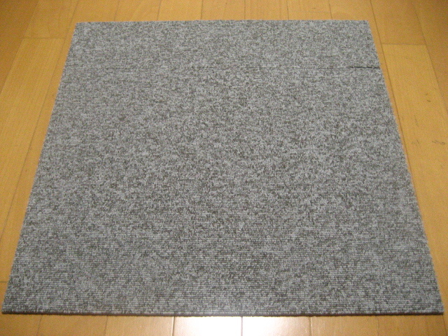 日本製タイルカーペット(5枚)厚み約6.5mm<5178>在庫22枚・訳あり品・1枚150円~拍卖