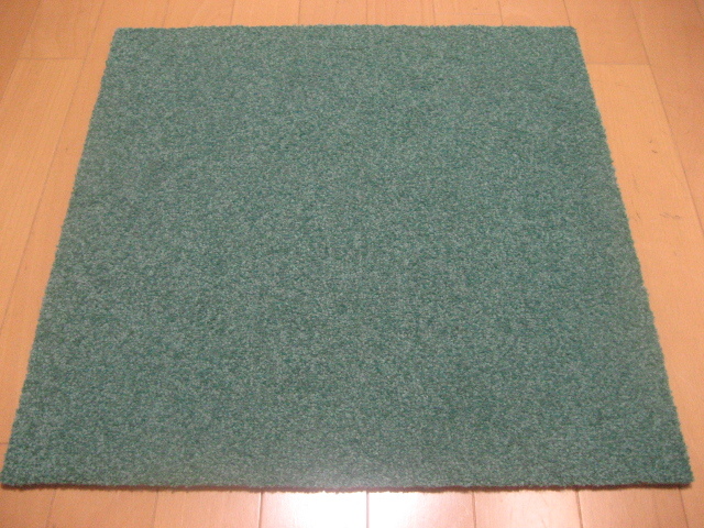 日本製タイルカーペット(5枚)厚み9mm(1619)在庫12枚・1枚210円~拍卖