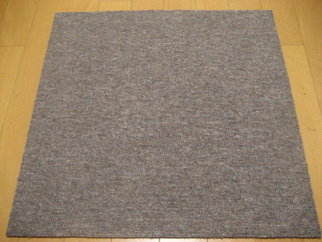 日本製タイルカーペット(11枚)厚み約6.5mm<5193>・訳あり品・1枚150円~拍卖