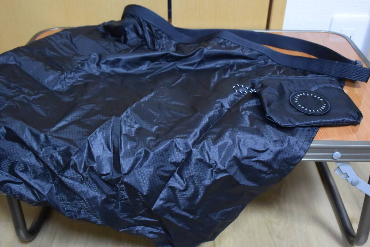 【中古】FAIRWEATHER フェアウェザー パッカブルサコッシュ packable sacoche/black/拍卖