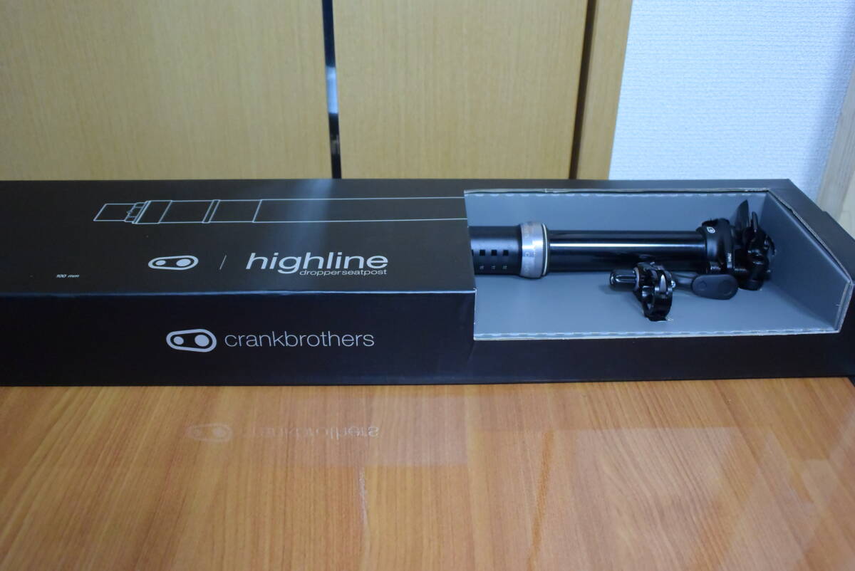 【新品未使用】CRANK BROTHERS クランクブラザーズ Highline ドロッパーシートポスト/100mm/30.9mm/拍卖