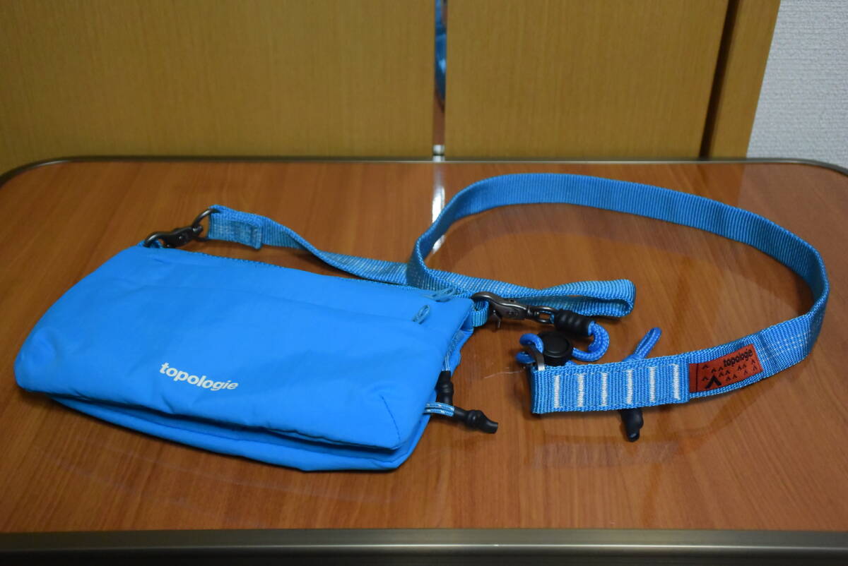 【中古】Topologie トポロジー Phone Sacoche 90/Atomic Blue/20mm Sling(Atomic Blue Stripe)/拍卖
