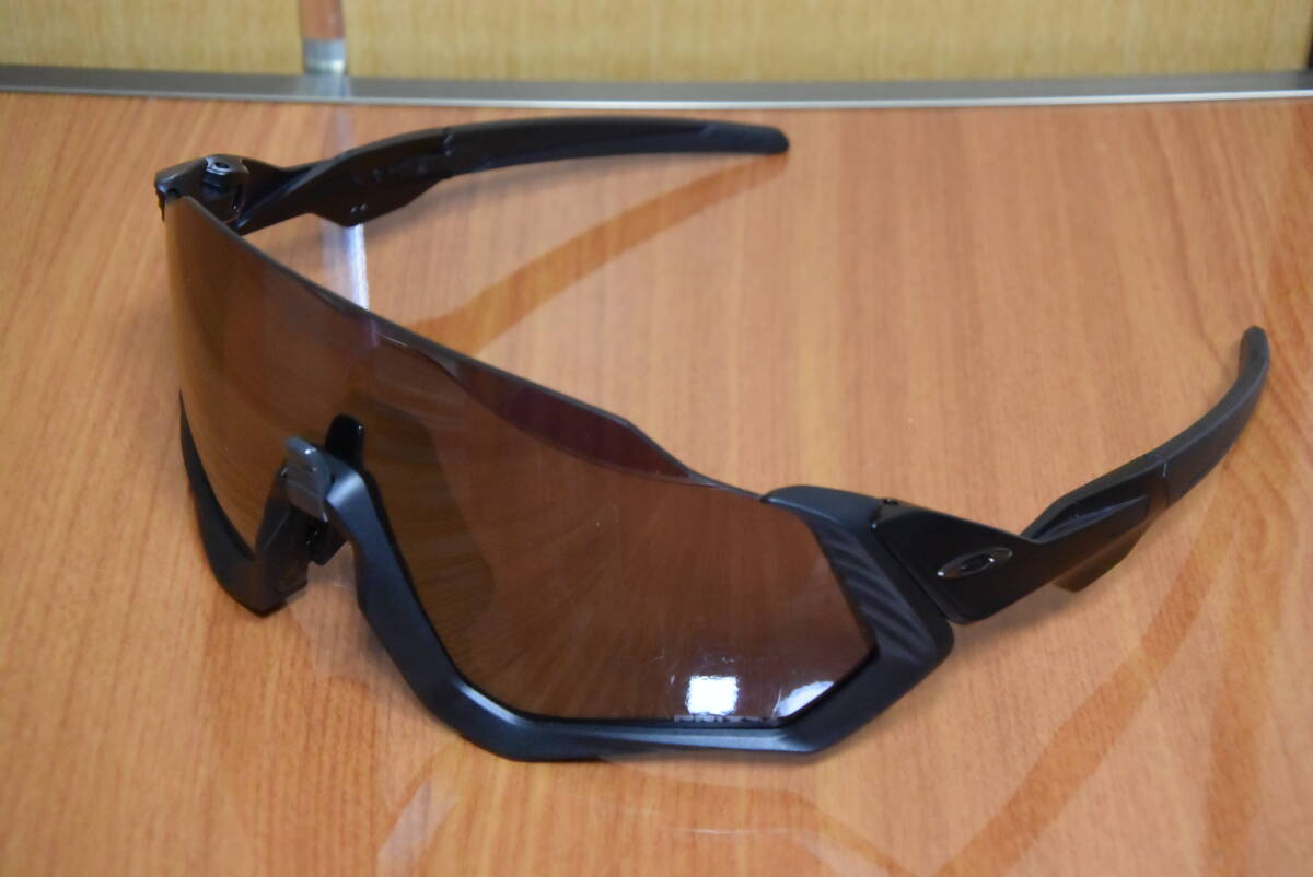 【新品未使用】OAKLEY オークリー FLIGHT JACKET フライト ジャケット/oo9401-0137/マットブラック/プリズムロードブラック/拍卖