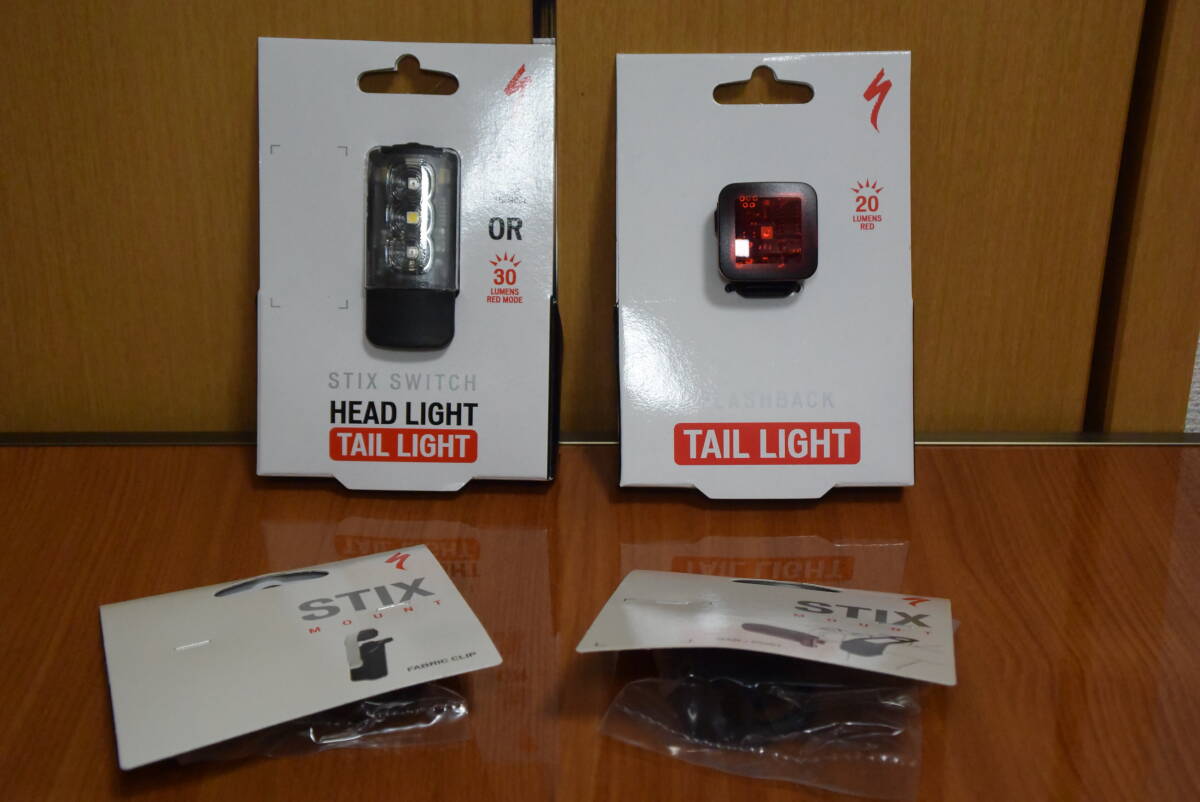 【新品】スペシャライズド ライト4点/Switch Headlight/Taillight/Flashback Taillight/Handlebar/Seatpost Mount/FABRIC CLIP MOUNT/拍卖