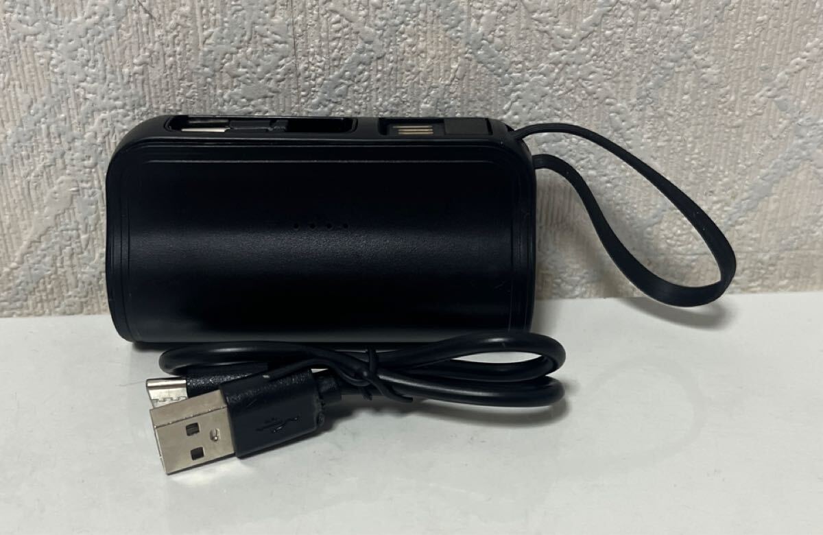 710i0717 モバイルバッテリー 小型 大容量 5000mAh MFi正規認証 (Lightningコネクター & タイプCコネクター内蔵) スマホ充電器 急速充電 拍卖