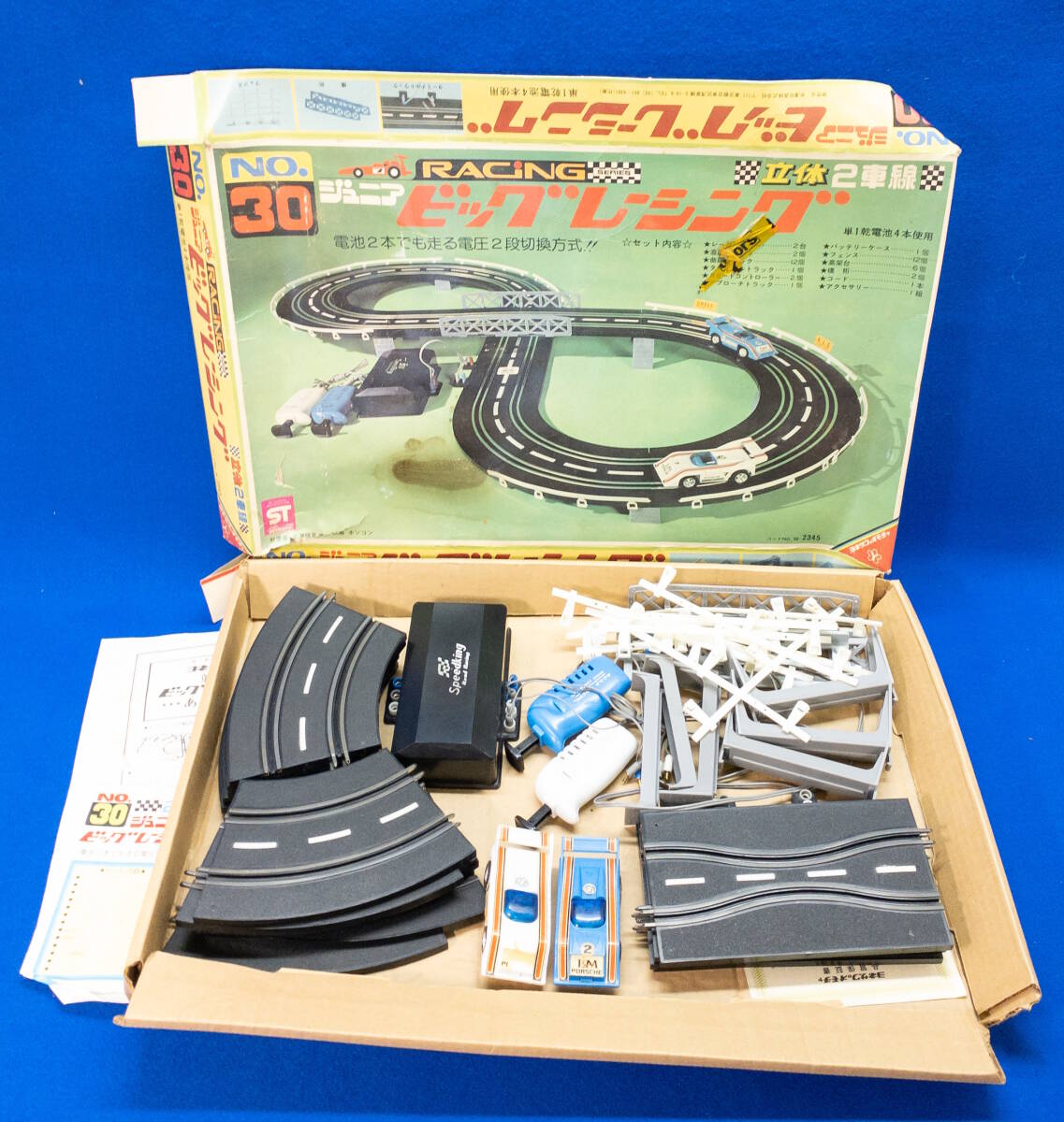 3Q売切!税無し◇米澤玩具 ヨネザワ スロットカー デラックス ビッグレーシング No.36■昭和レトロ■ビンテージ■ジャンク■■1024-6拍卖