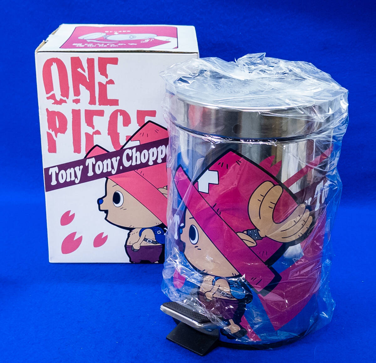 3Q売切!税無し◇【未使用】ワンピース チョッパー ステンレス ダストボックス☆ゴミ箱☆☆1021-4拍卖