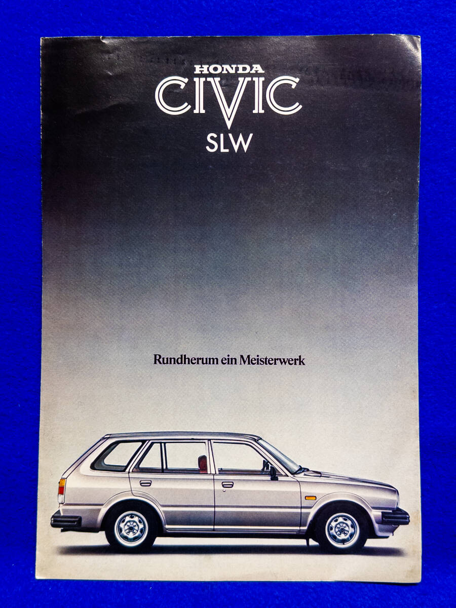 3Q売切!税無し◇1980年頃? ホンダ シビック SLW ドイツ版 カタログ★旧車★自動車カタログ★★1003-15拍卖