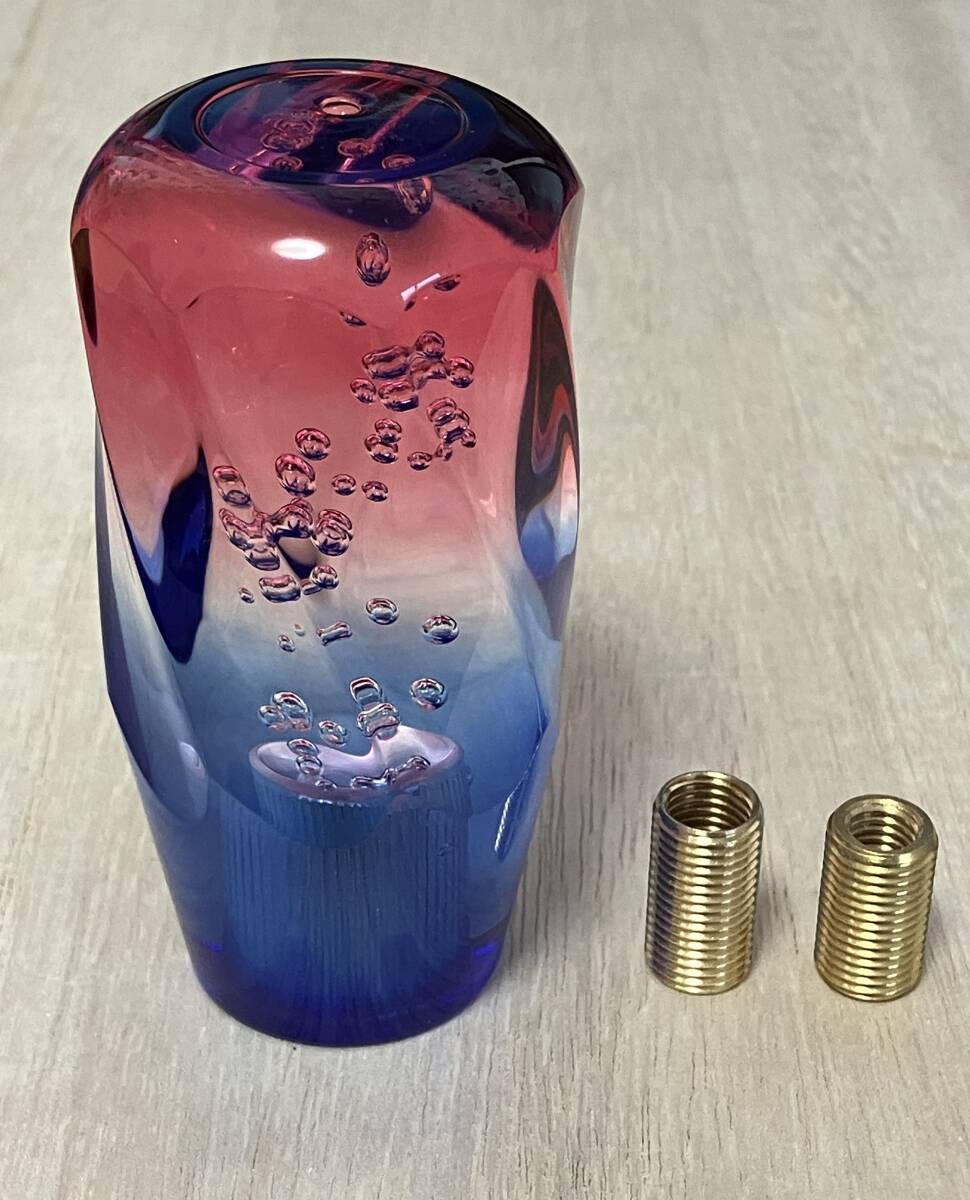 クリスタル気泡☆シフトノブ☆高さ100mm SS拍卖