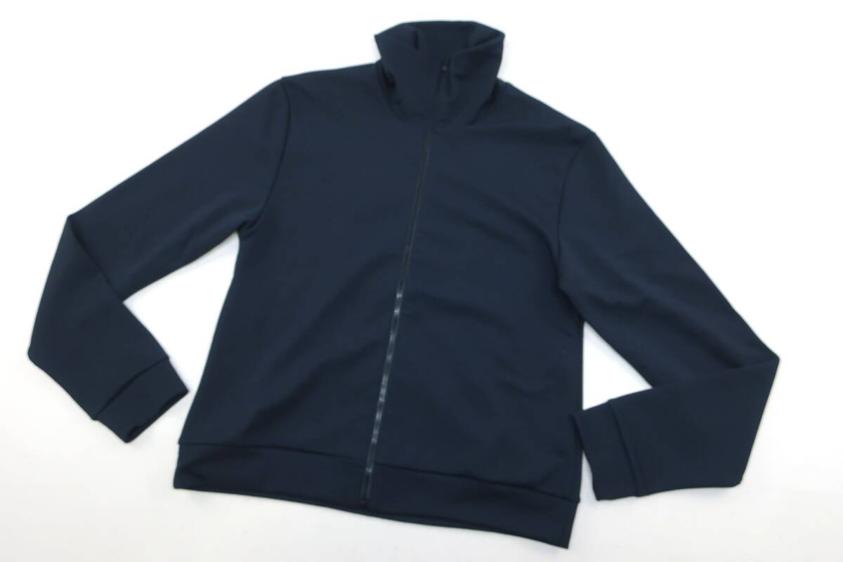 【送900円】2102 A.P.C. アーペーセー フランス製 トラックジャケット ジップアップブルゾン ネイビー ポリエステル100% L拍卖