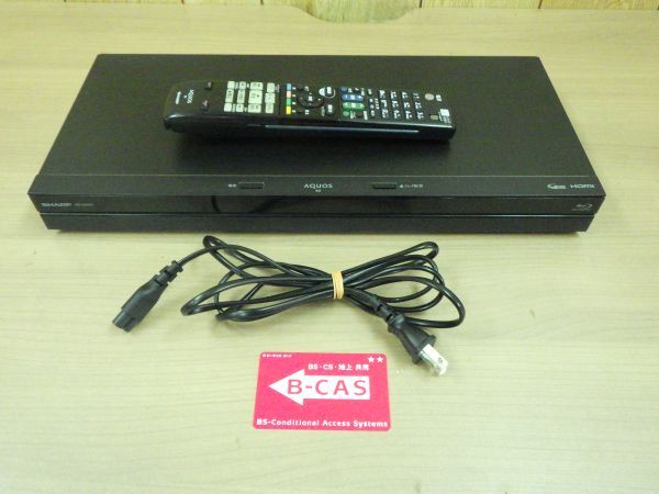 動作保証・SHARP シャープ ブルーレイディスクレコーダー BD-NS500 リモコン付き 500GB BD/HDD/DVDレコーダー拍卖