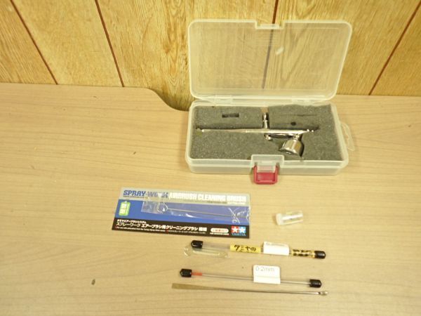 動作保証●スプレーワーク HGエアーブラシIII(スーパーファイン)ITEM 74545 クリーニングブラシ付き拍卖