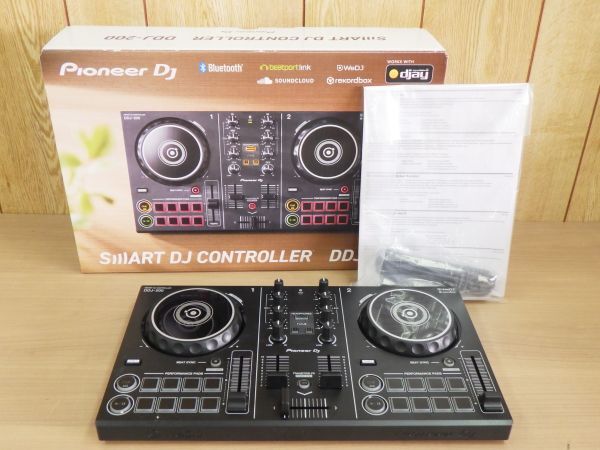 新品同様●Pioneer パイオニア DJ DDJ-200 動作保証 Bluetooth DJコントローラー SMART DJ CONTROLLER 小型軽量化 スマホDJ DJテーブル拍卖