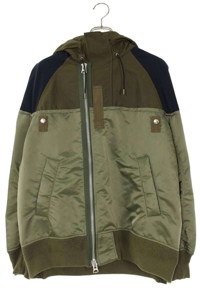 サカイ サイズ:3 21-02533M Nylon Twill x Outdoor Blouson ナイロンツイルフーデッドブルゾン 中古 BS99拍卖
