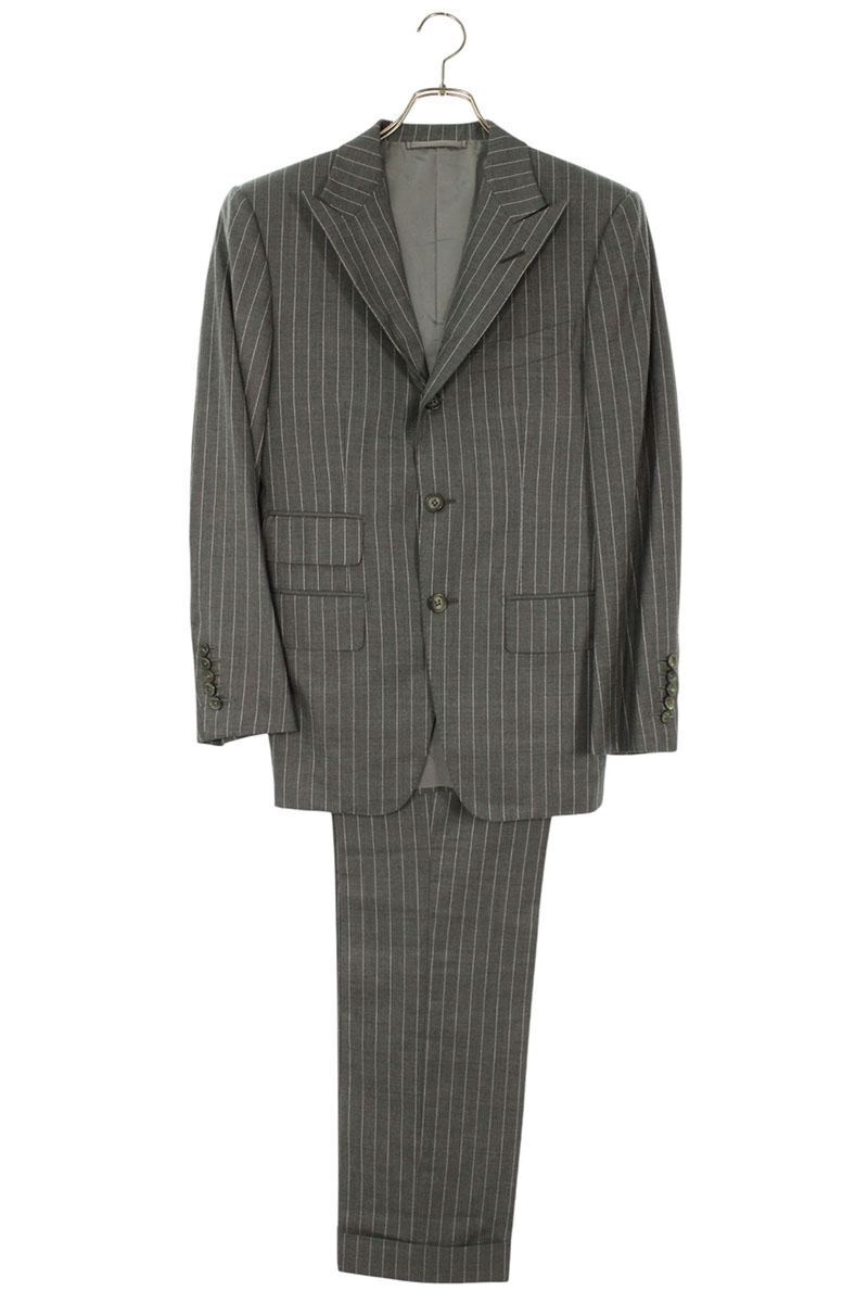 トムフォード サイズ:44 ピークドラペル3Bストライプセットアップスーツ 中古 BS99拍卖