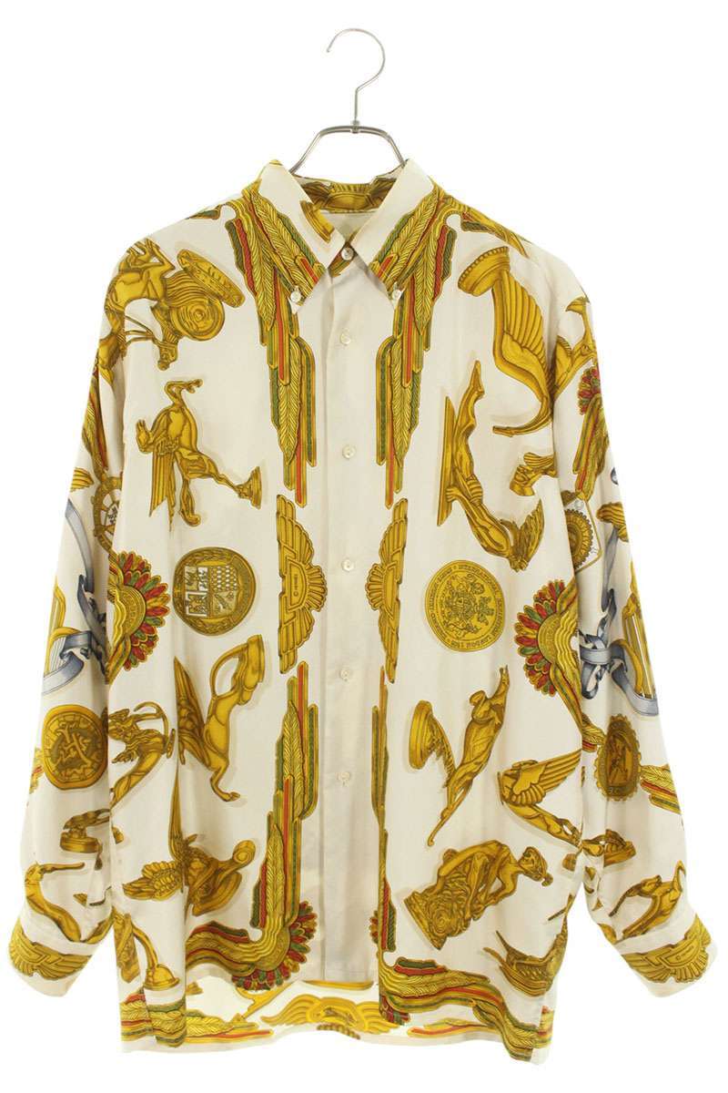 エルメス サイズ:40 総柄シルク長袖シャツ 中古 BS99拍卖