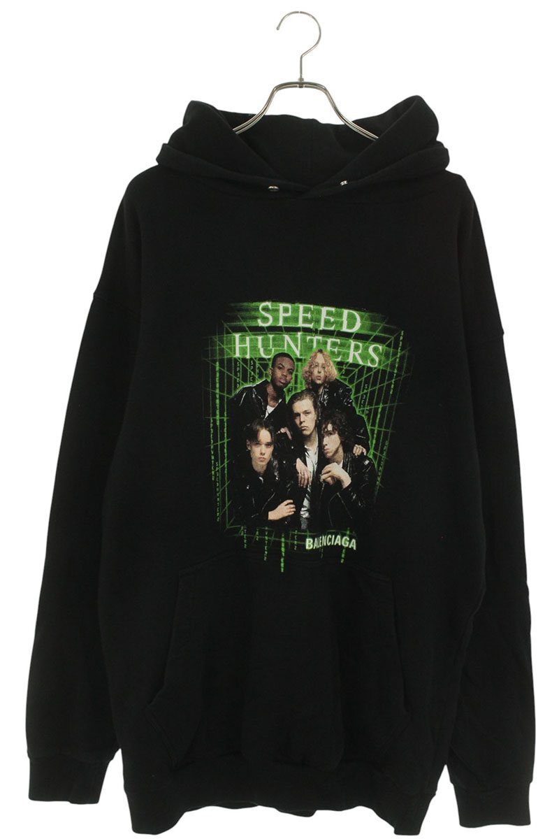 バレンシアガ サイズ:S 19AW 559267 TDV38 スピードハンターズプルオーバーパーカー 中古 SB01拍卖