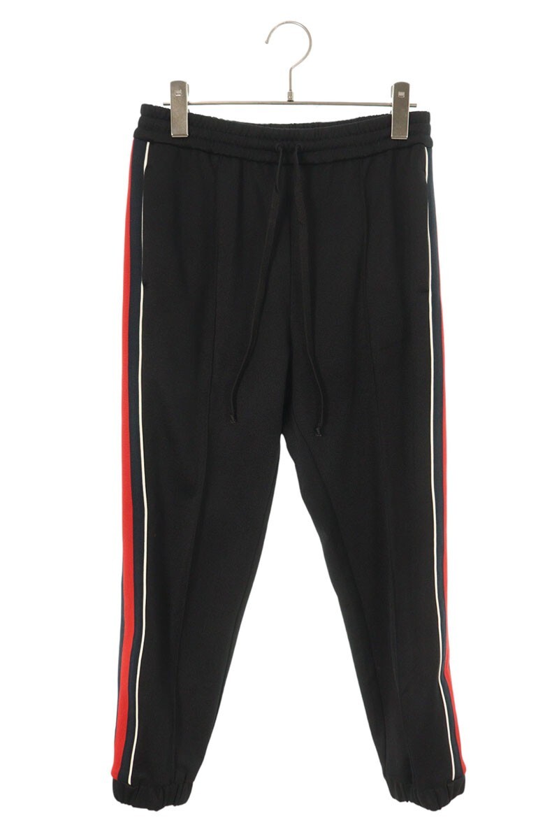 グッチ サイズ:S 479532 X9C09 サイドウェブラインテクニカルトラックロングパンツ 中古 BS55拍卖