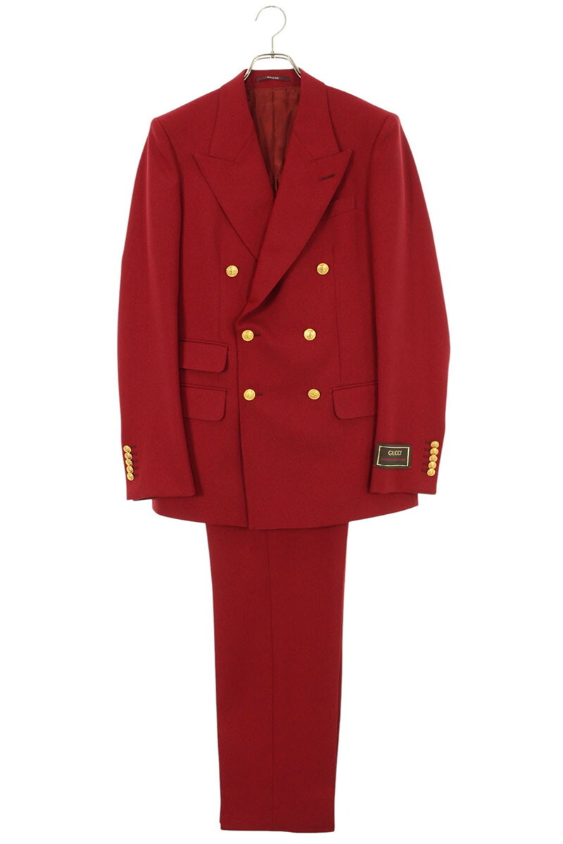 グッチ サイズ:44 730935 Z798C ロゴ金ボタン装飾セットアップ 中古 SS13拍卖