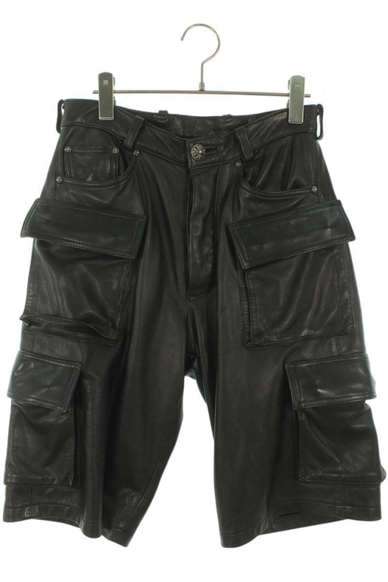 クロムハーツ ハーフパンツ サイズ:28インチ FATIGUEファティーグ クロスボールボタンカーゴハーフパンツ 中古 SJ02拍卖