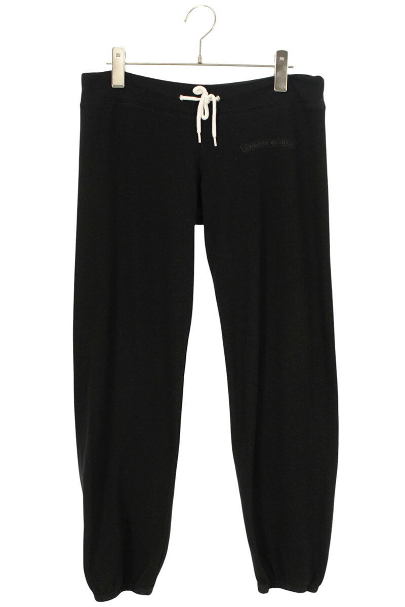 クロムハーツ ロングパンツ サイズ:XS ラベルロゴプリントスウェットロングパンツ 中古 OS06拍卖