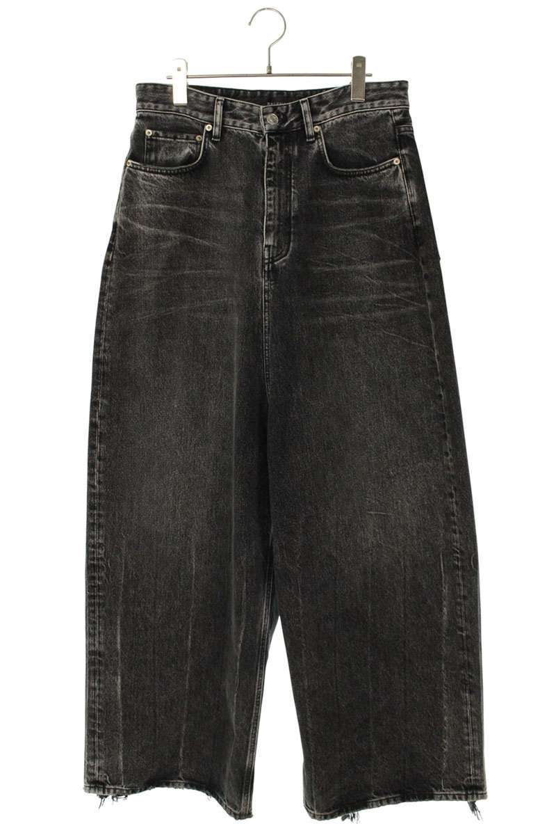 バレンシアガ サイズ:25 22SS 697886 TBP47 ロークロッチワイドバギーデニムパンツ 中古 OM10拍卖