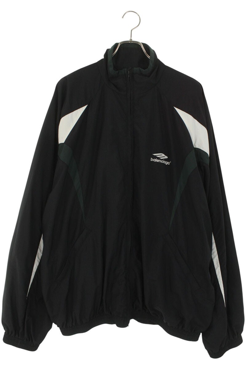 バレンシアガ サイズ:3 23SS 725276 TNO79 スポーティーロゴジップアップブルゾン 中古 SB01拍卖