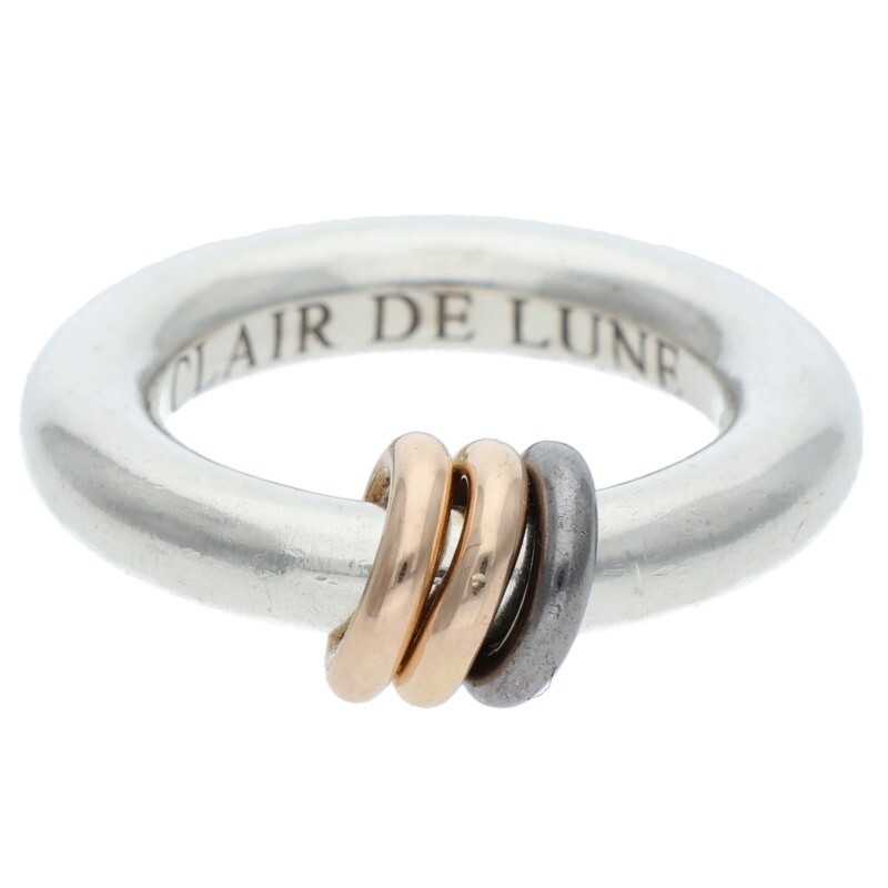 スピネリキルコリン クレールドゥリュンヌ サイズ:7号 SINGLE BAND RING シングルバンドシルバーリング 中古 BS99拍卖